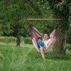 Divvietīgs sēžams šupuļtīkls DOMINGO plum - Image 9